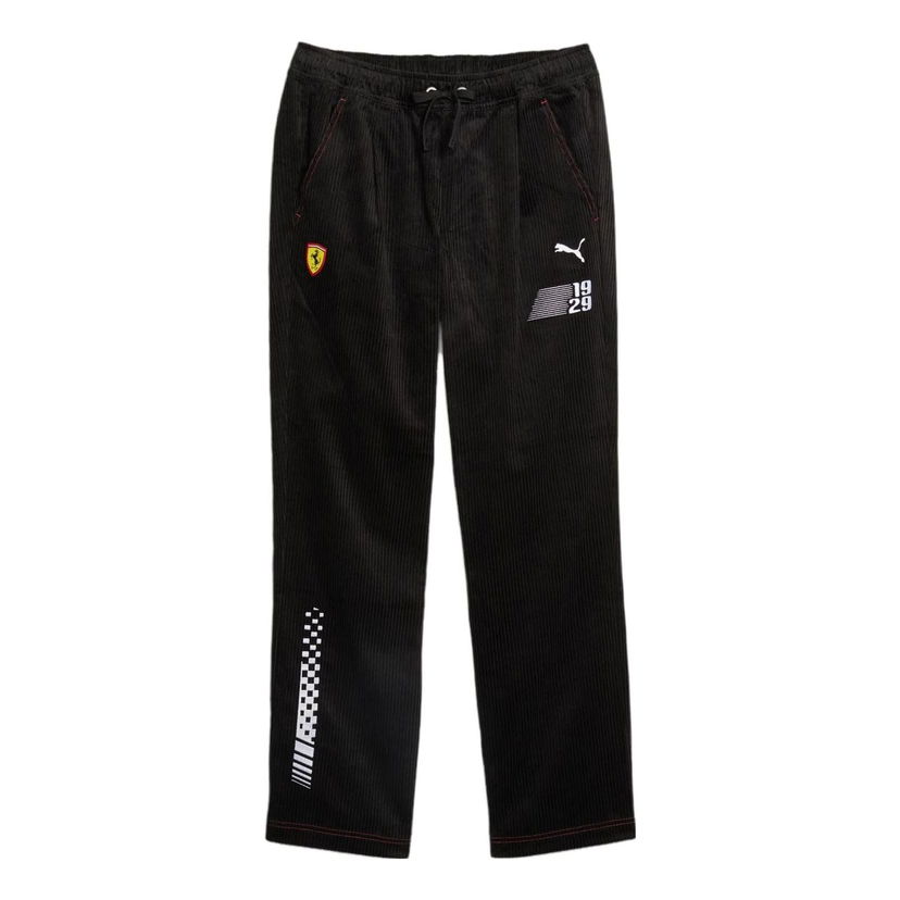 Панталони Puma Puma x Ferrari Race Garage Crew Pants Черно | 621121-01