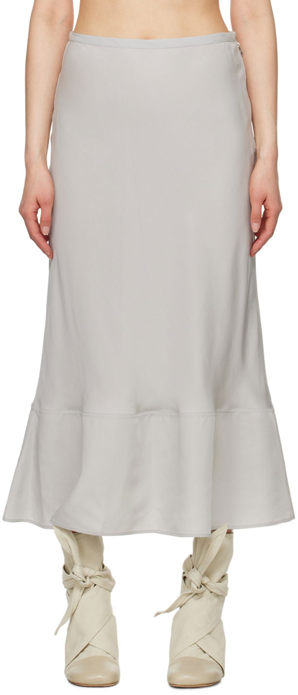 Пола LEMAIRE Lemaire Bias-Cut Maxi Skirt Сиво | SK1023 LF1126, 0