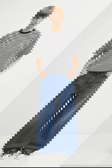 Тениска Carhartt WIP Cotton Short Sleeve Striped Verner T-Shirt Многоцветен | I033841.2JGXX, 4