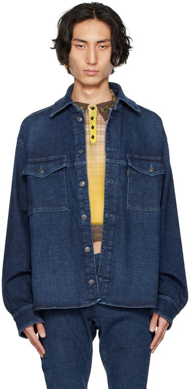 Яке Ottolinger Ottolinger Denim Buttoned Shirt Синьо | 1700408, 0