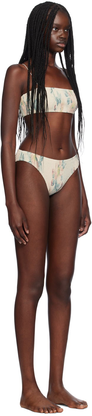 Бански TOTEME TOTEME Smocked Mid-Rise Bikini Многоцветен | 243-WSW1079FB0249/2WRW3263FB0249, 1