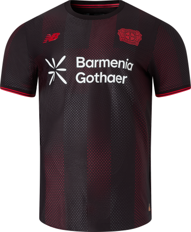 Фланелка New Balance Bayer 04 Leverkusen Home Jersey 2025/26 Черно | mt230540-hme, 2