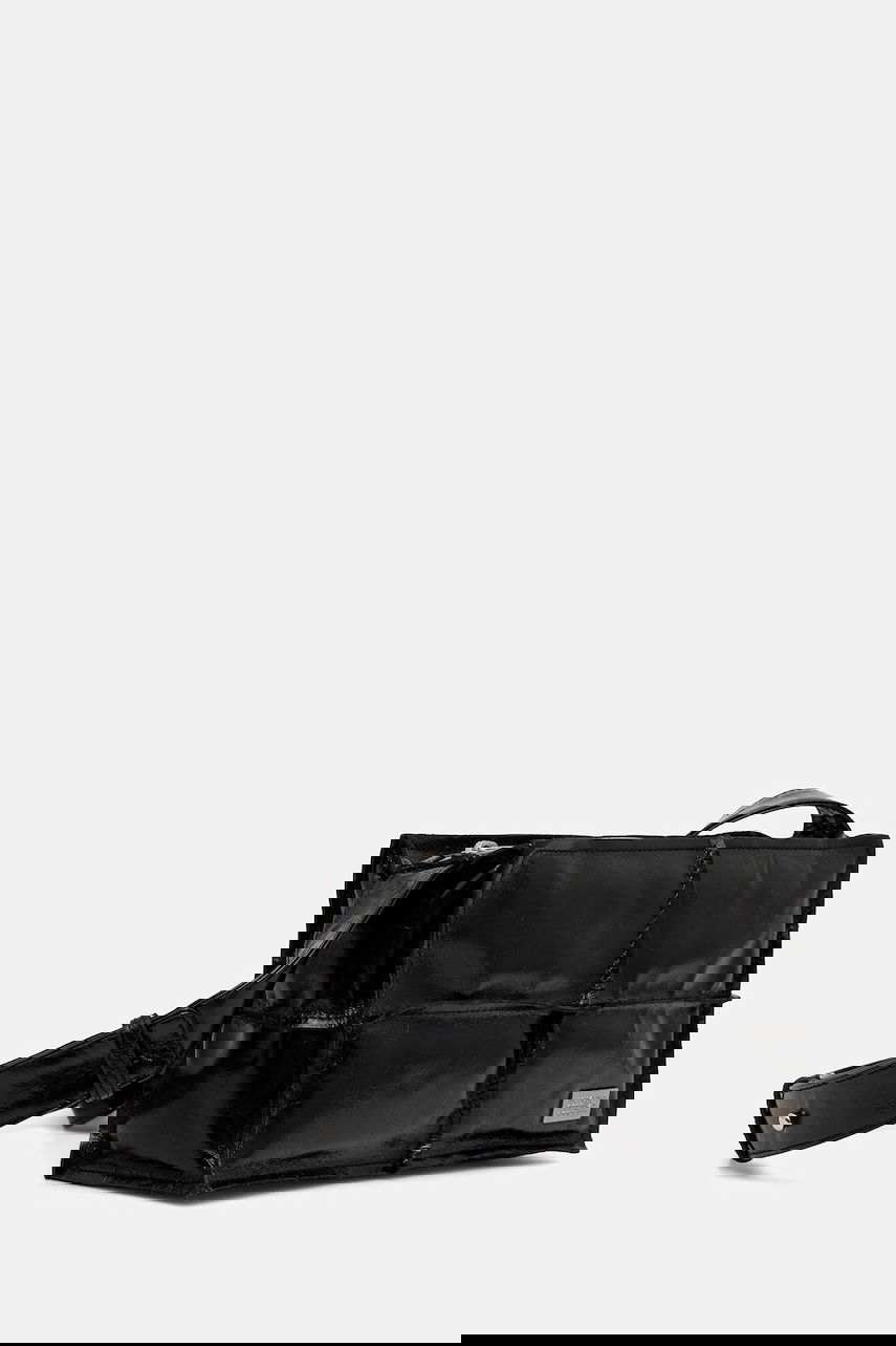 Чанта през рамо Maison Margiela Padded Patent Leather Shoulder Bag Черно | SB5WD0031.P8490.T8013, 1