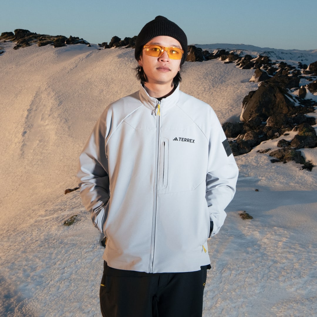 Ветровка adidas Performance National Geographic Softshell Сиво | IX7919, 1
