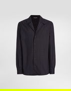 Pinstripe Wool Shirt