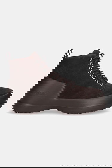 Кецове и обувки Moon Boot MEZZALUNA LACE UP MID SUEDE Boots Кафяво | 80D2500030.M010, 1