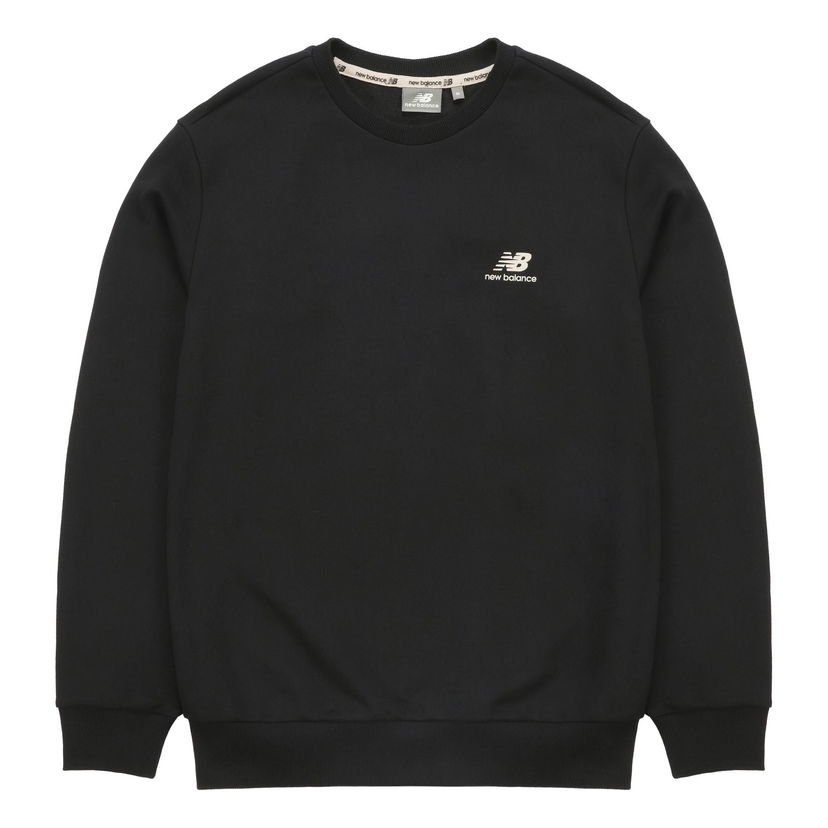 Пуловер New Balance Athleisure Round Neck Long Sleeve Sweatshirt Черно | 5CB33223-BK