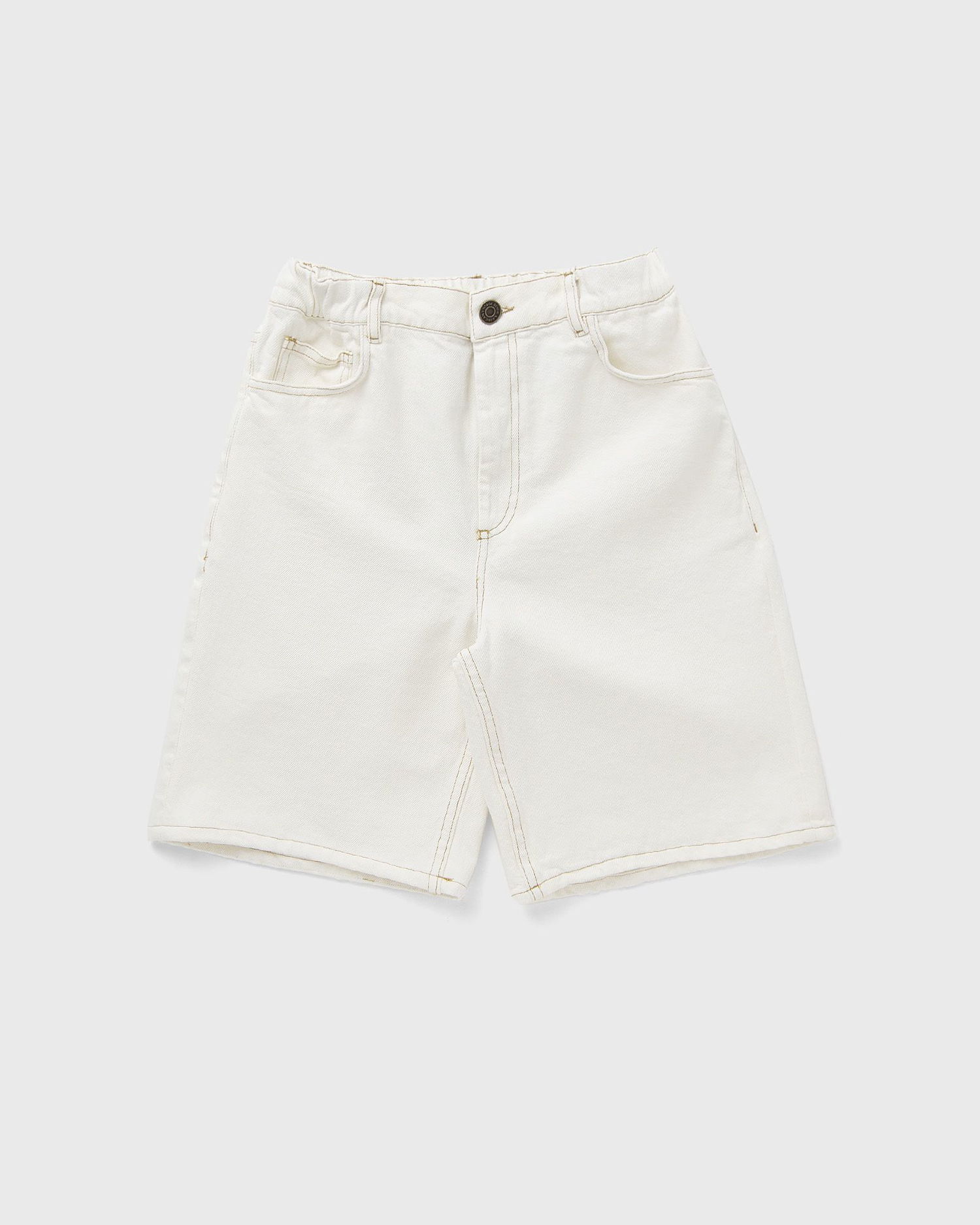 Къси панталони American Vintage Jozstreet Denim Shorts Бяло | JOZ09AE25-OFF-WHITE, 1