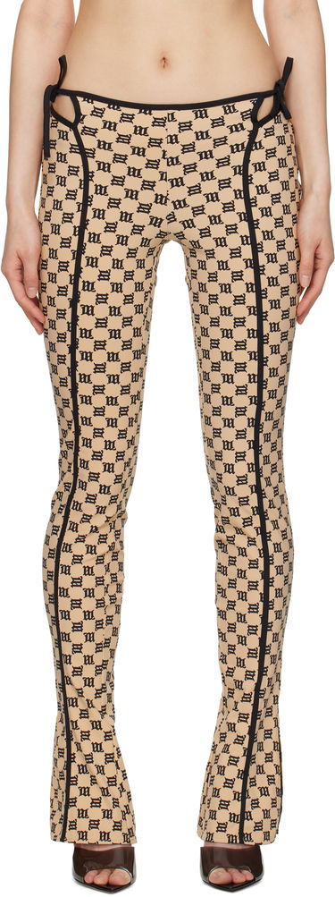 Клинове MISBHV MISBHV Monogram Coquette Leggings Бежово | 250W307, 0