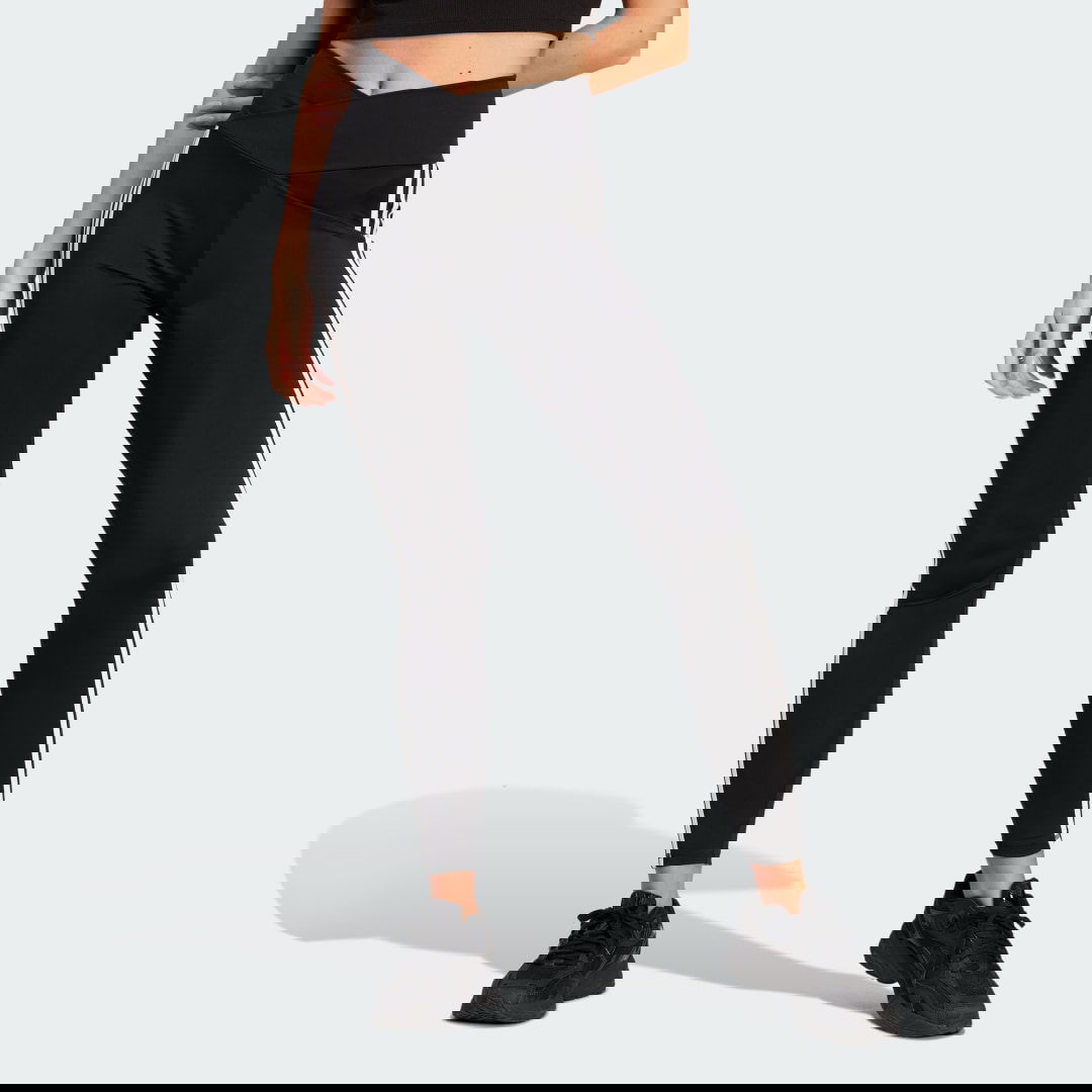 Клинове adidas Originals Adicolor Classics 3-Stripes V-Waistband Leggings Черно | IL3796, 0