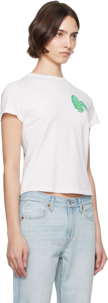 Тениска RE/DONE Re/Done Classic 'Dan Tana's' Sign T-Shirt Бяло | 024-02WCGT337, 1