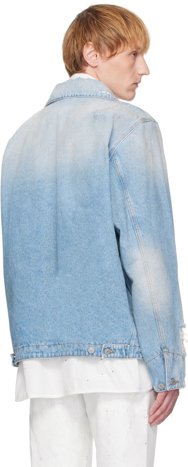 Яке Maison Margiela MM6 Maison Margiela Distressed Denim Jacket Синьо | SH2AM0030 M30018, 2