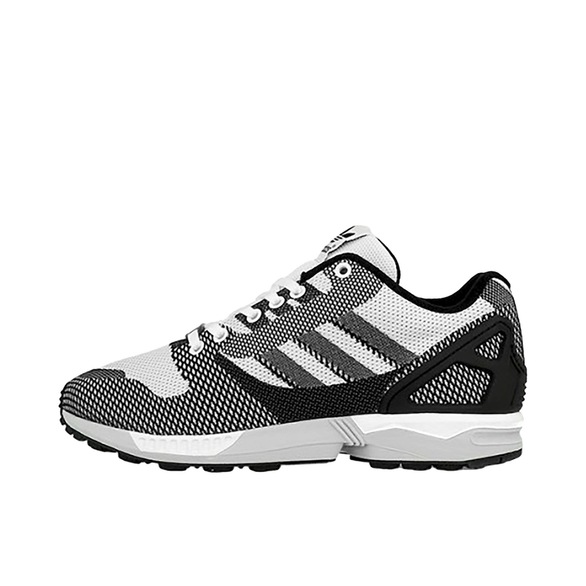 Кецове и обувки adidas Originals ZX Flux Weave White Black Onix Сиво | B34897