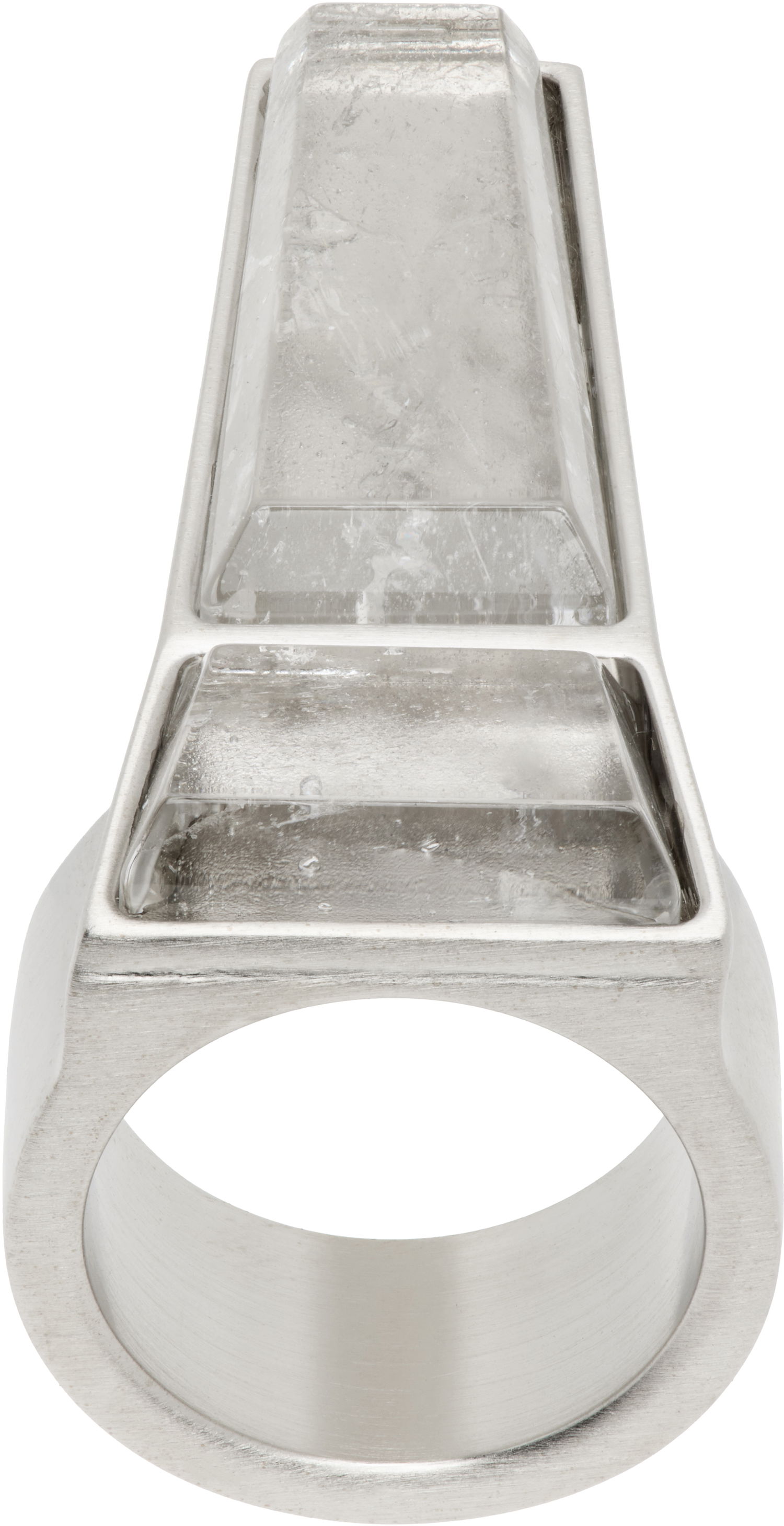 Пръстен Rick Owens Rick Owens Crystal Trunk Ring Металик | RJ0000028 METES2, 1
