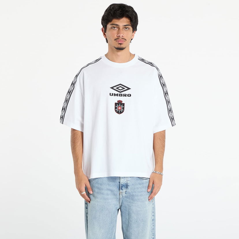 Тениска Umbro Og Tape T-Shirt Бяло | UBMW0341JY101 WTH0001