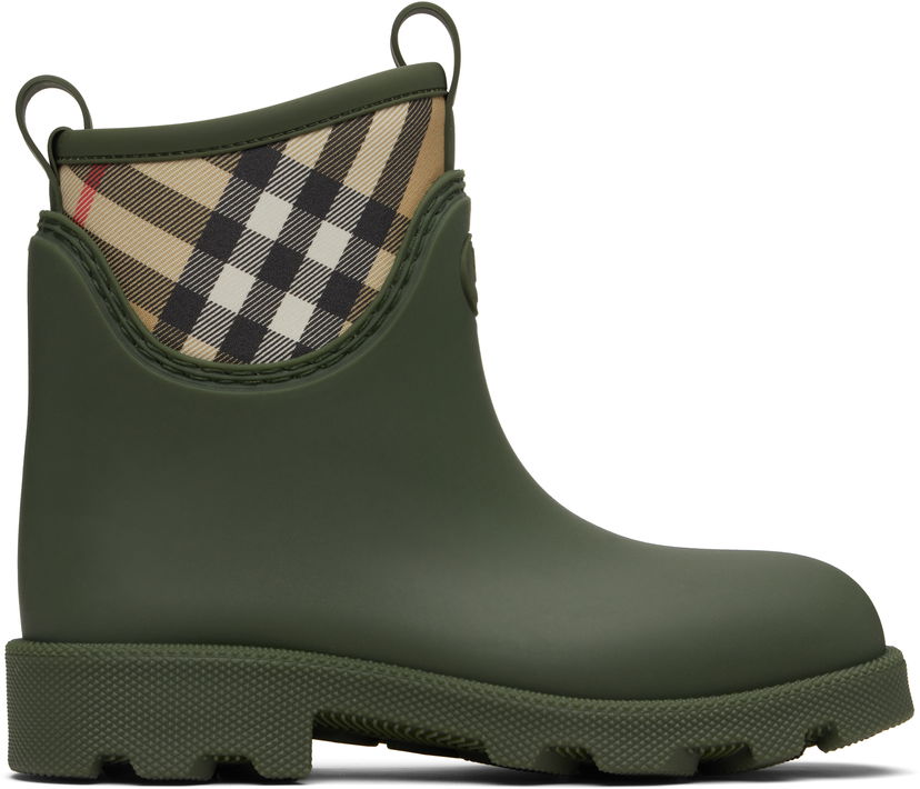 Кецове и обувки Burberry Burberry Marsh Stamp Low Rubber Boots Зелено | 8111711