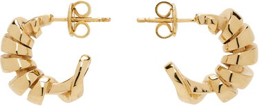 Обеци Bottega Veneta Twist Gold Earrings Жълто | 804860 VAHU0, 0
