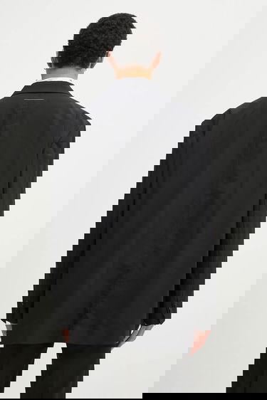 Яке Maison Margiela MM6 Maison Margiela Oversized Wool Blazer Черно | SH0BN0011, 2