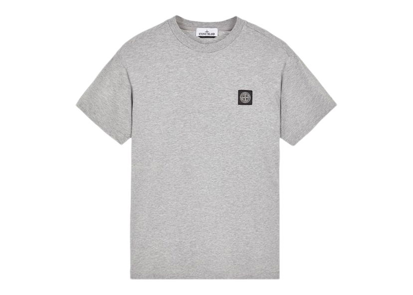 Тениска Stone Island Short Sleeve T-Shirt Dust Сиво | 801524113 - V0064
