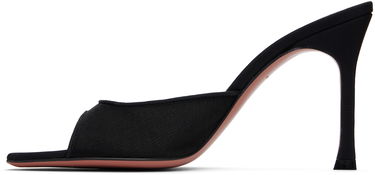 Аксесоари Amina Muaddi Amina Muaddi Alexa Mesh Slipper 95 Heeled Sandals Черно | ALEXA MESH SLIPPER, 2