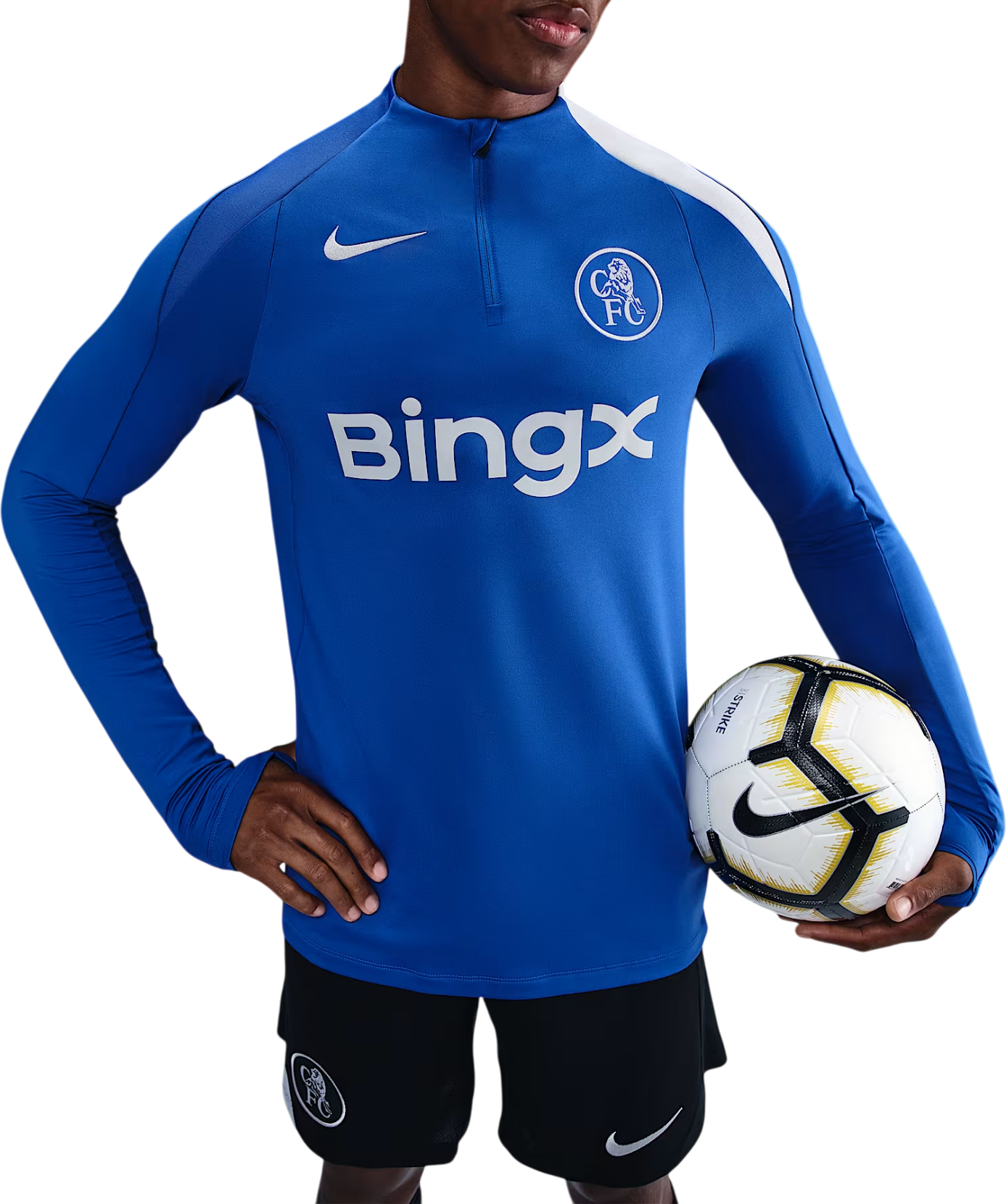 Тениска Nike Chelsea FC Strike Knit Drill Top Синьо | hm3353-481, 0