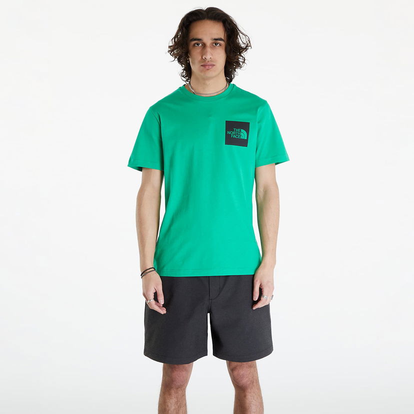 Тениска The North Face S/S Fine Tee Optic Emerald Зелено | NF0A87NDPO81