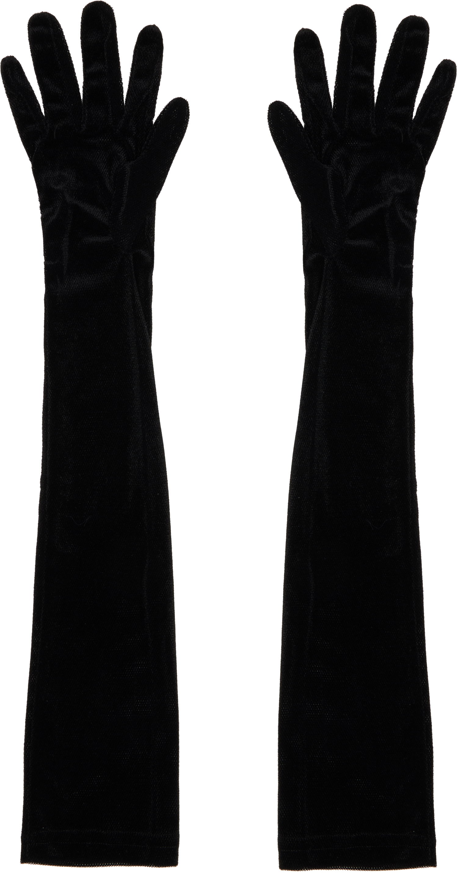 Ръкавици Anna Sui Anna Sui Velvet Mesh Gloves Черно | 625L90, 1