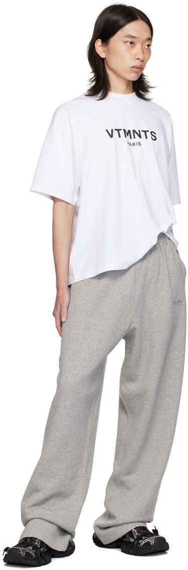 Тениска VETEMENTS Paris Logo T-Shirt Бяло | VL22TR200W, 3