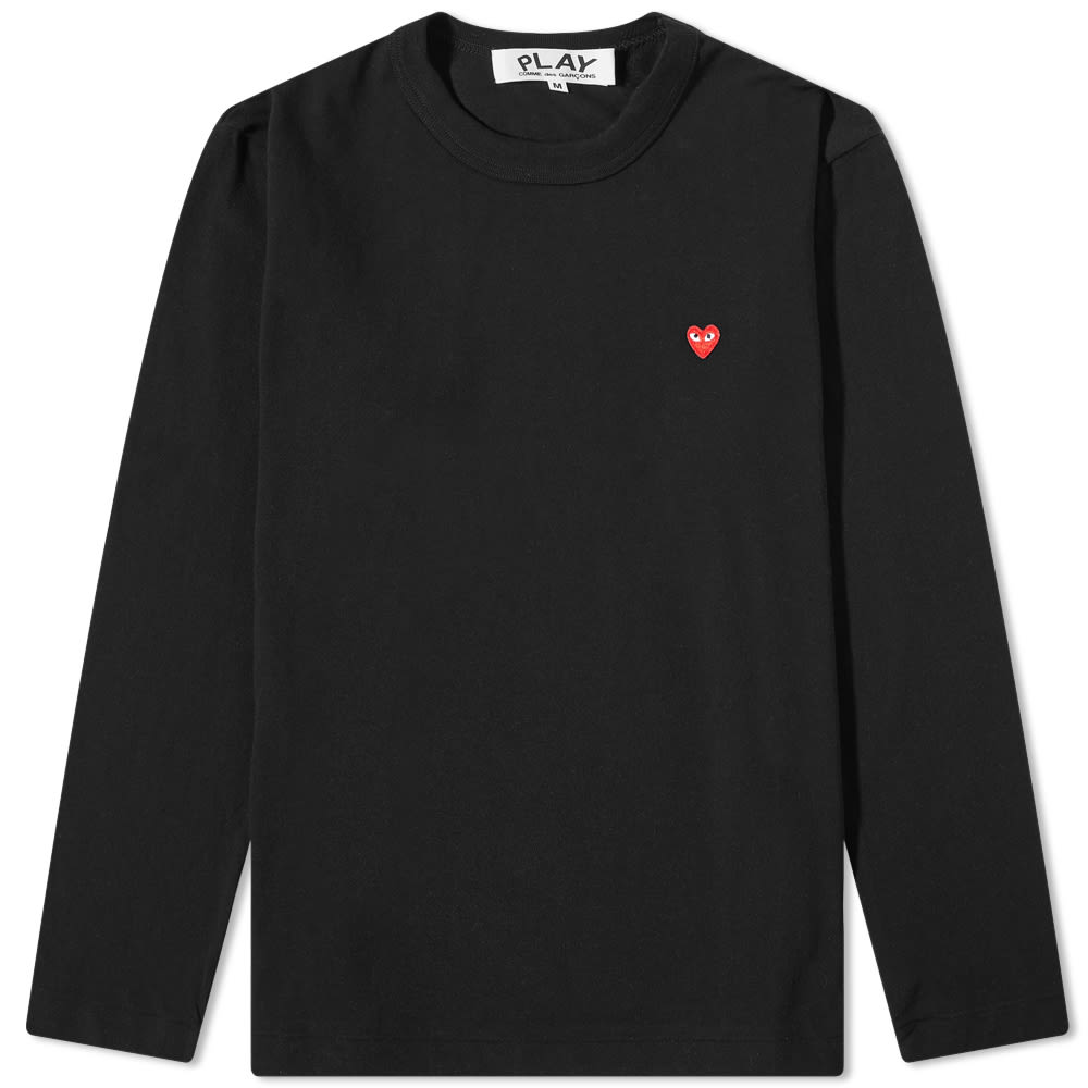 Тениска Comme des Garçons Play Small Red Heart Tee Черно | P1T308-1, 0