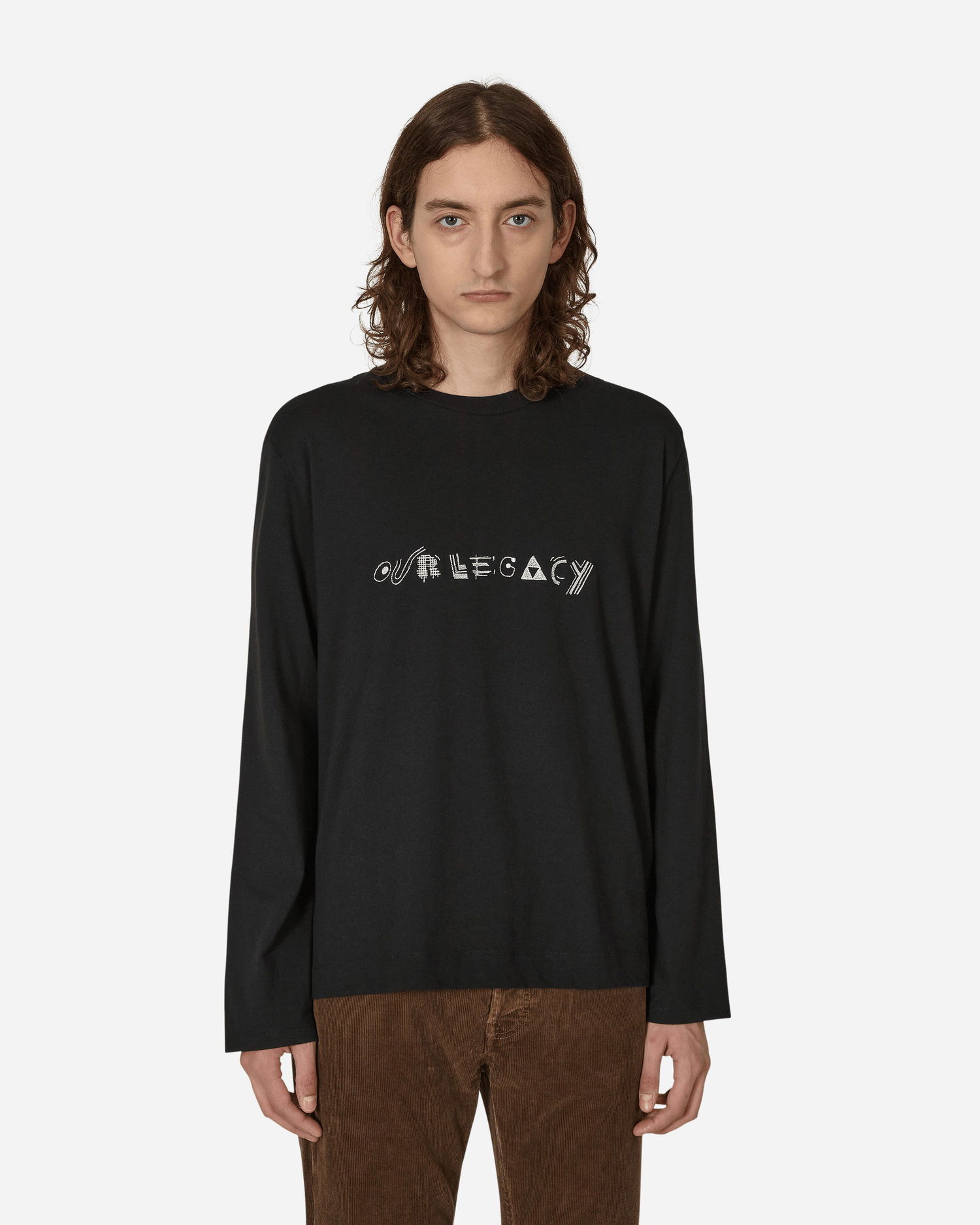 Тениска OUR LEGACY Box Longsleeve Tee Черно | M4226CLB 001, 0