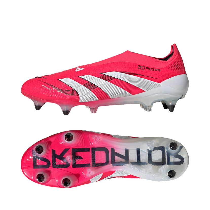 Кецове и обувки adidas Performance Predator Elite Laceless Soft Ground Розово | ID3844