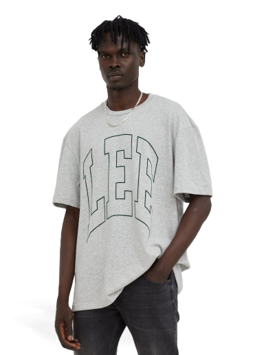 Тениска Lee Varsity Tee Сиво | L69CFEMP