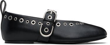Кецове и обувки rag & bone Spire Mary Jane Ballerina Flats Черно | WFF24HF1008LE08, 0