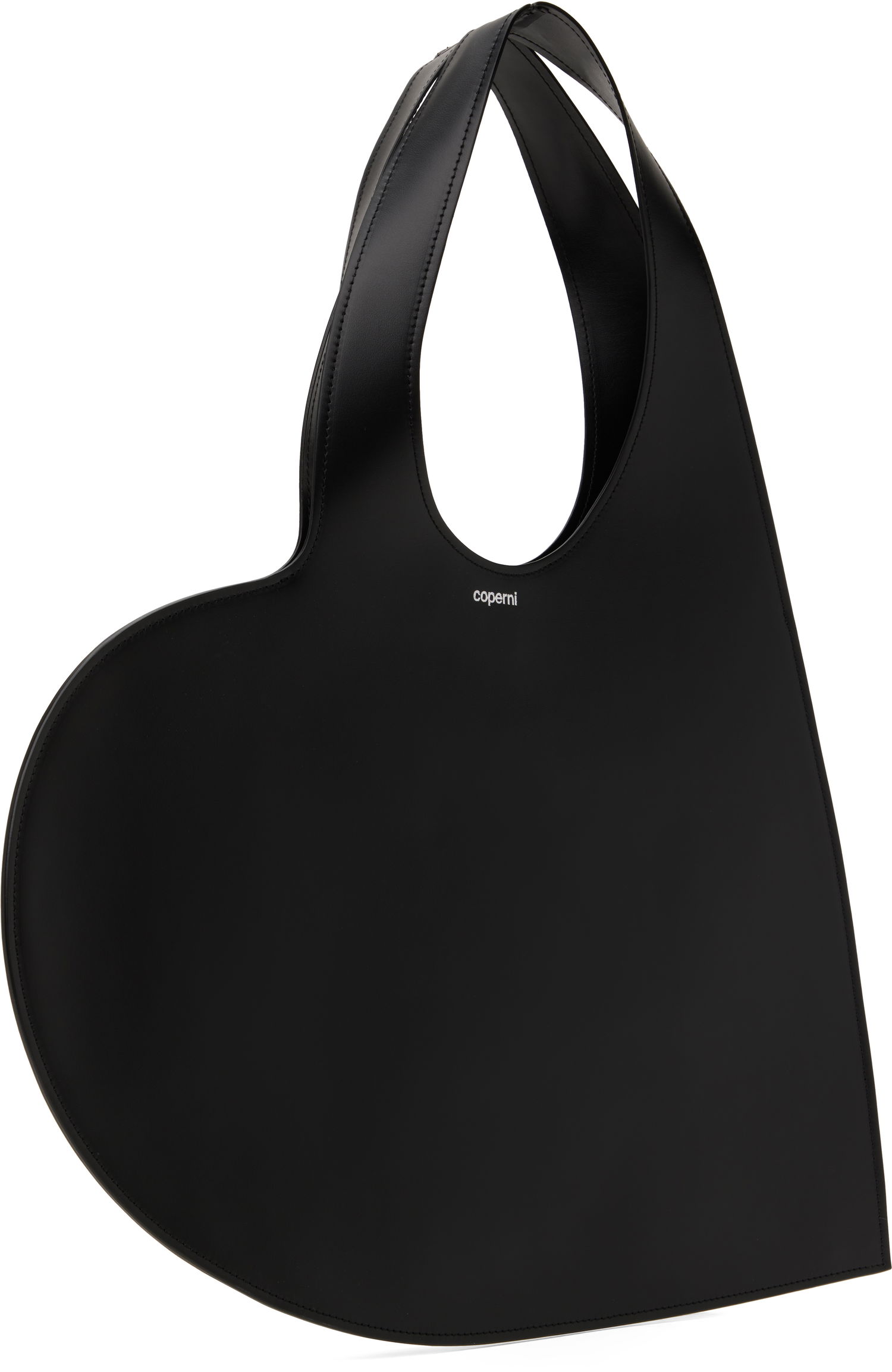 Голяма пазарска чанта Coperni Coperni Heart Tote Bag Черно | COPBA14405, 1
