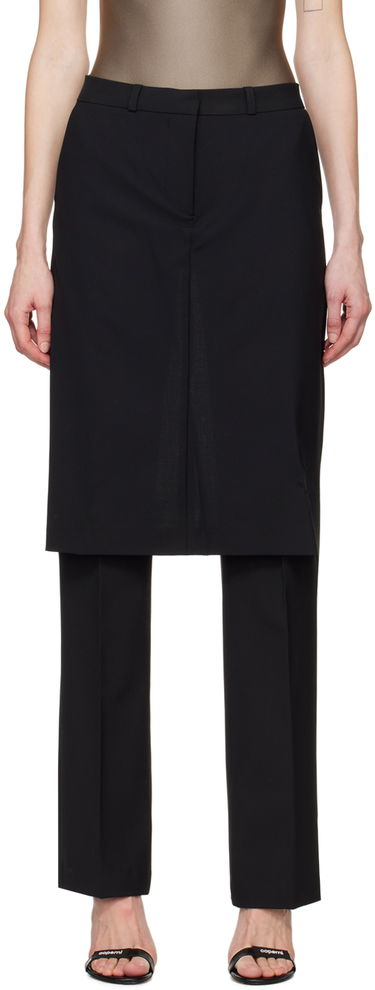 Панталони Coperni Coperni Skirt Overlay Trousers Черно | COPP64106, 0