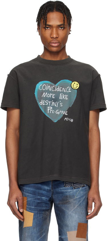 Тениска Andersson Bell Andersson Bell Heart Message T-Shirt Черно | atb1251u, 0