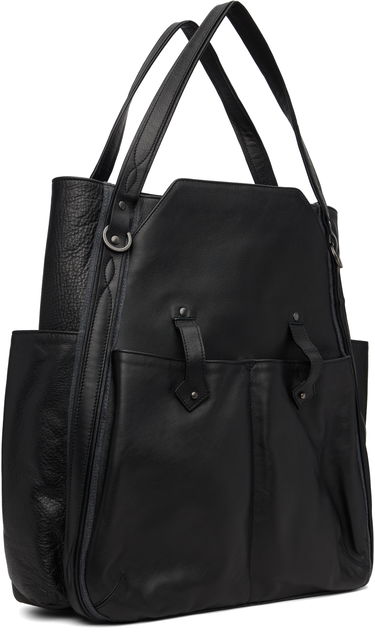 Голяма пазарска чанта KIKO KOSTADINOV Kiko Kostadinov Inex Leather Tote Черно | KKAW25BG04-147, 1