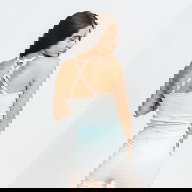 Потник Puma Gloaming AOP Bra Top Бяло | 84584176, 3