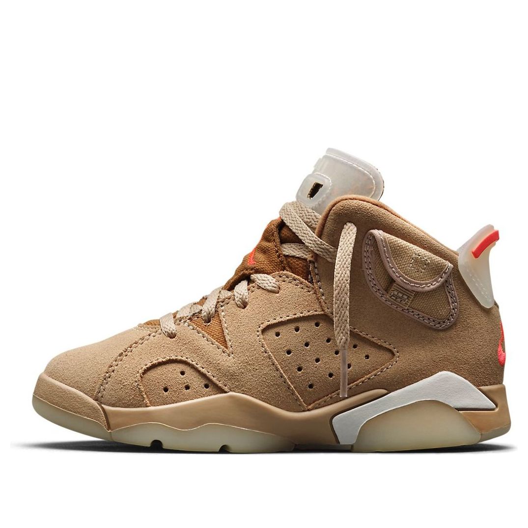 Кецове и обувки Jordan Air Jordan 6 Retro x Travis Scott Кафяво | DH0693-200, 0