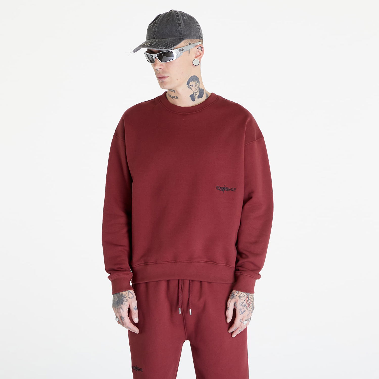 Суитчър Footshop Everyday Crewneck Бургунди | FTSHP_275, 0