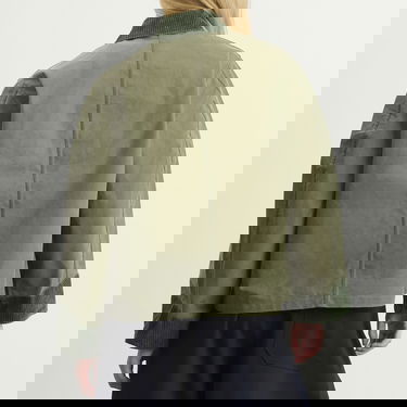 Яке Bode Waxed Craft Jacket X-Small Зелено | WRF25JA016-LTGRN, 3