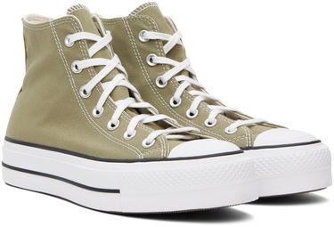 Кецове и обувки Converse Chuck Taylor All Star Lift Platform Зелено | A07571C, 3