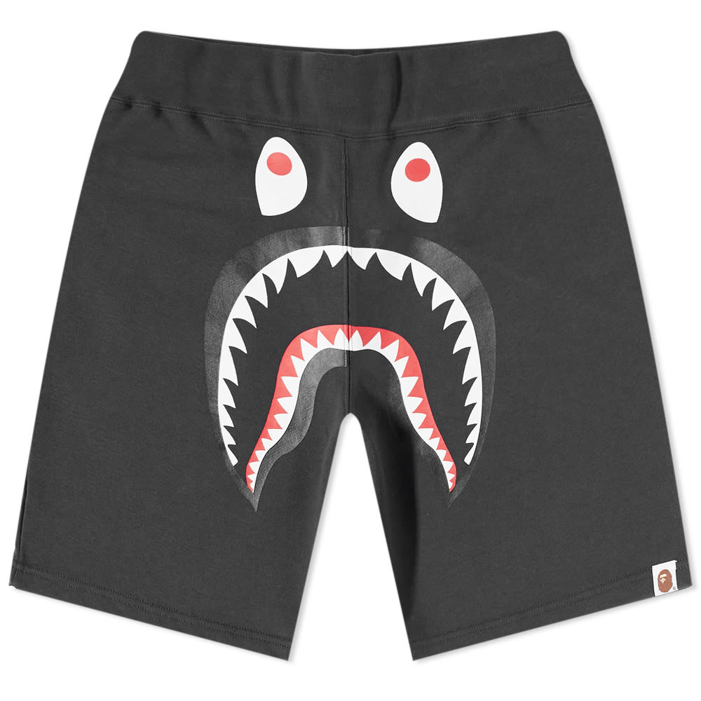 Къси панталони BAPE A Bathing Ape Shark Sweat Short Черно | 001SPI801009M-BLK, 0