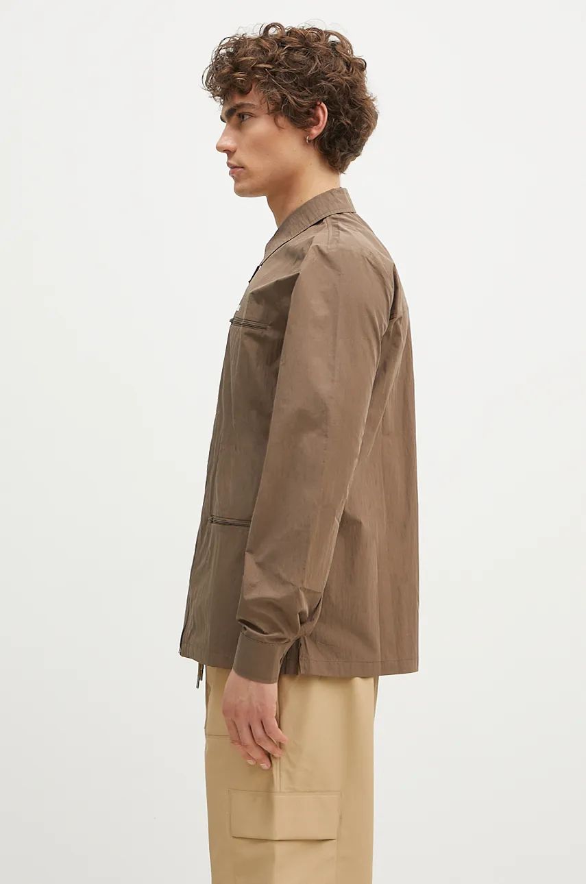 Риза Rains Woven Shirt Jacket Кафяво | 18690.WOOD, 1