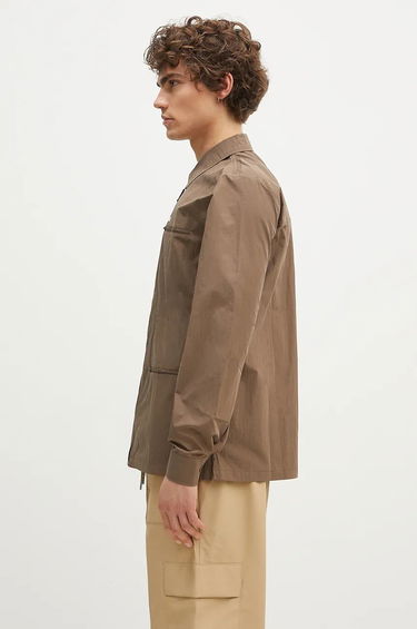 Риза Rains Woven Shirt Jacket Кафяво | 18690.WOOD, 1