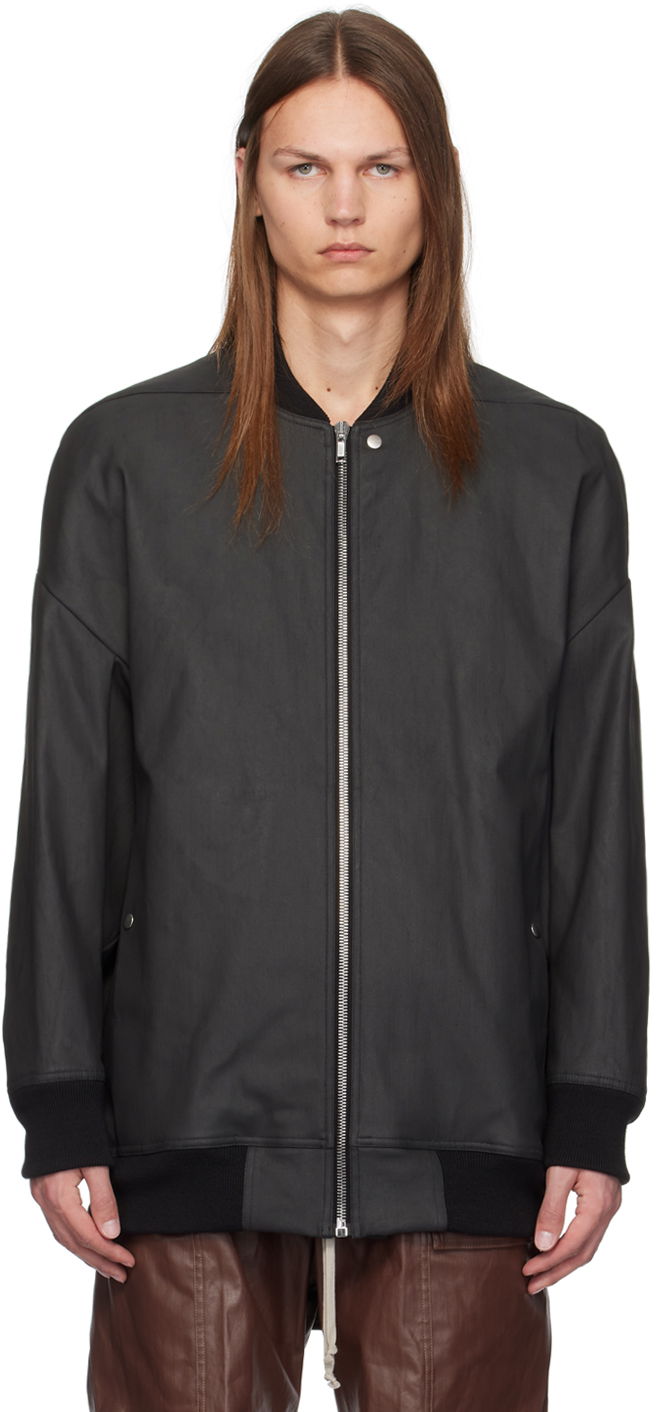 Яке Rick Owens Black Porterville Jumbo Peter Flight Jacket Черно | RU02D6795 SMT