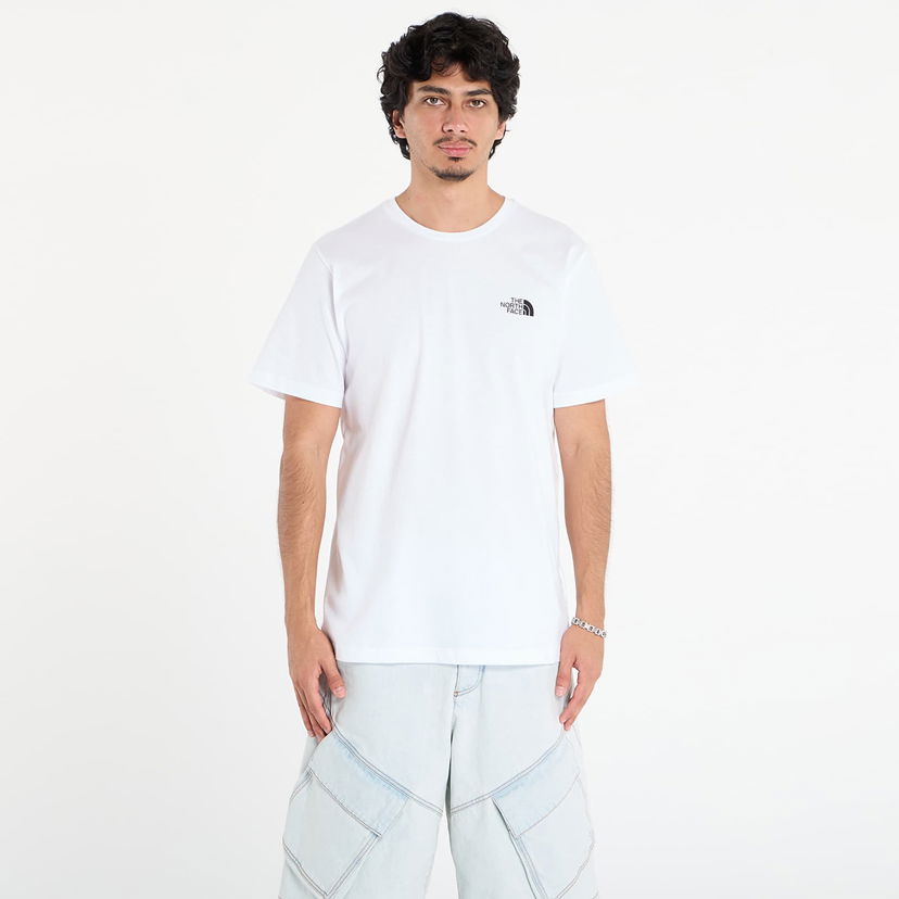 Тениска The North Face Men's Mountain Sketch Short Sleeve T-Shirt Бяло | NF0A8EE8FN41