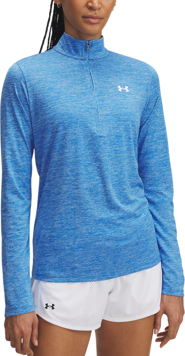 Тениска Under Armour Under Armour Tech 1/2 Zip Twist Top Синьо | 1384225-402, 0