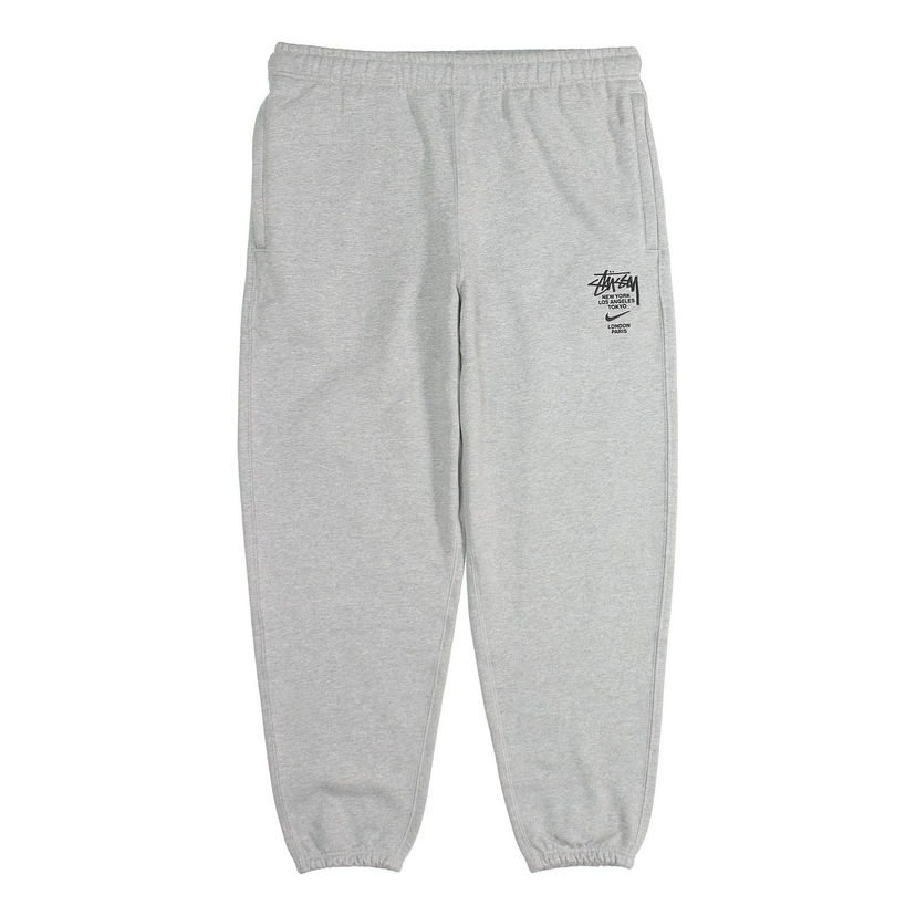 Спортни панталони Stüssy NRG ZR Fleece Pants Сиво | DC4228-050