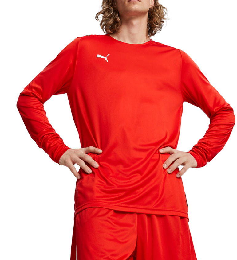 Тениска Puma Shooting Shirt Long Sleeve Червено | 676637-03, 0